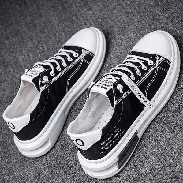 Herren Sneakers Avslappnad Stil Lätt Linne-1