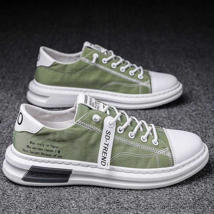 Herren Sneakers Avslappnad Stil Lätt Linne-3