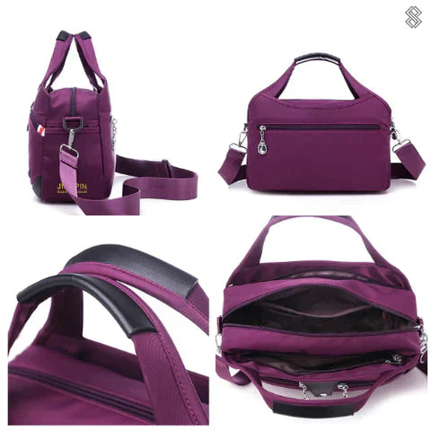 Dam Handväska Multifunktionell Läder Stor-6