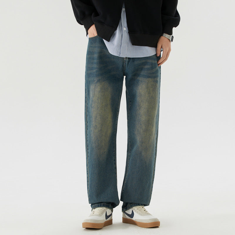 Variant image for Herr Vintage Jeans Klassisk Denim Lös Passform-1