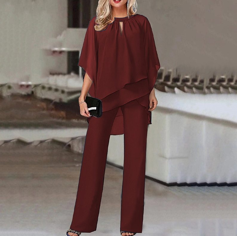 Glittrande Satin Set för Kvinnor – Elegant och Bekväm Passform för Fester och Speciella Tillfällen 3