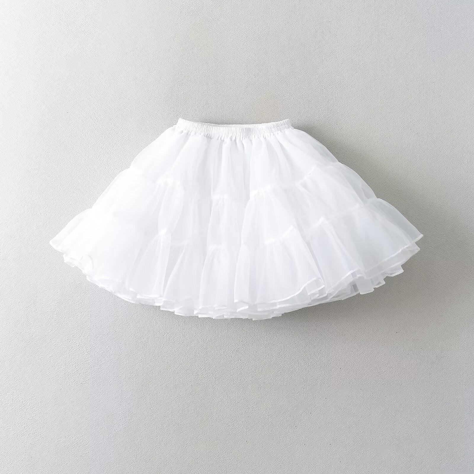 Kvinnors Tyllkjol Voluminös Ruffles Elastisk Midja Högkvalitativt Tyll 1