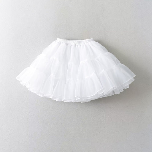 Kvinnors Tyllkjol Voluminös Ruffles Elastisk Midja Högkvalitativt Tyll 1