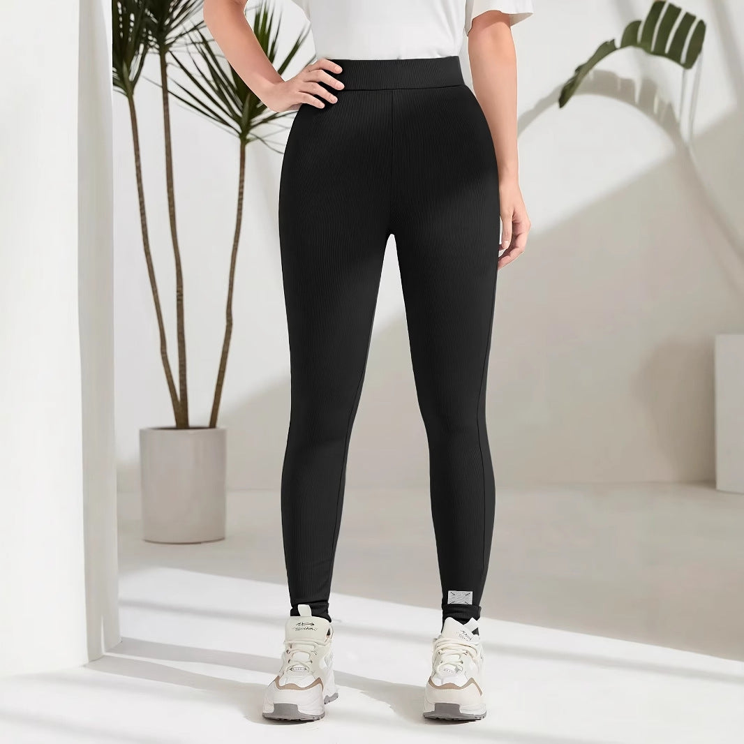 Kvinnor Sport Leggings Hög Midja Andningsbart Material 4