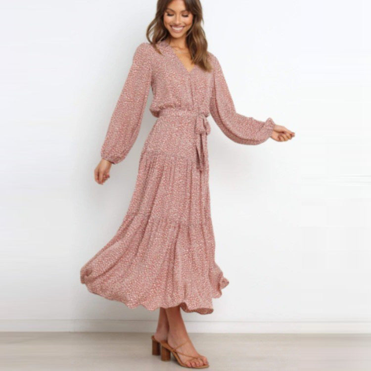 Dam Hem-Rock Bohemisk Tryckt Utställd Polyester-3