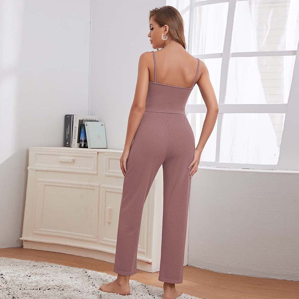 Dam Tredelad Uppsättning Enfärgad Polyester Fritid-5