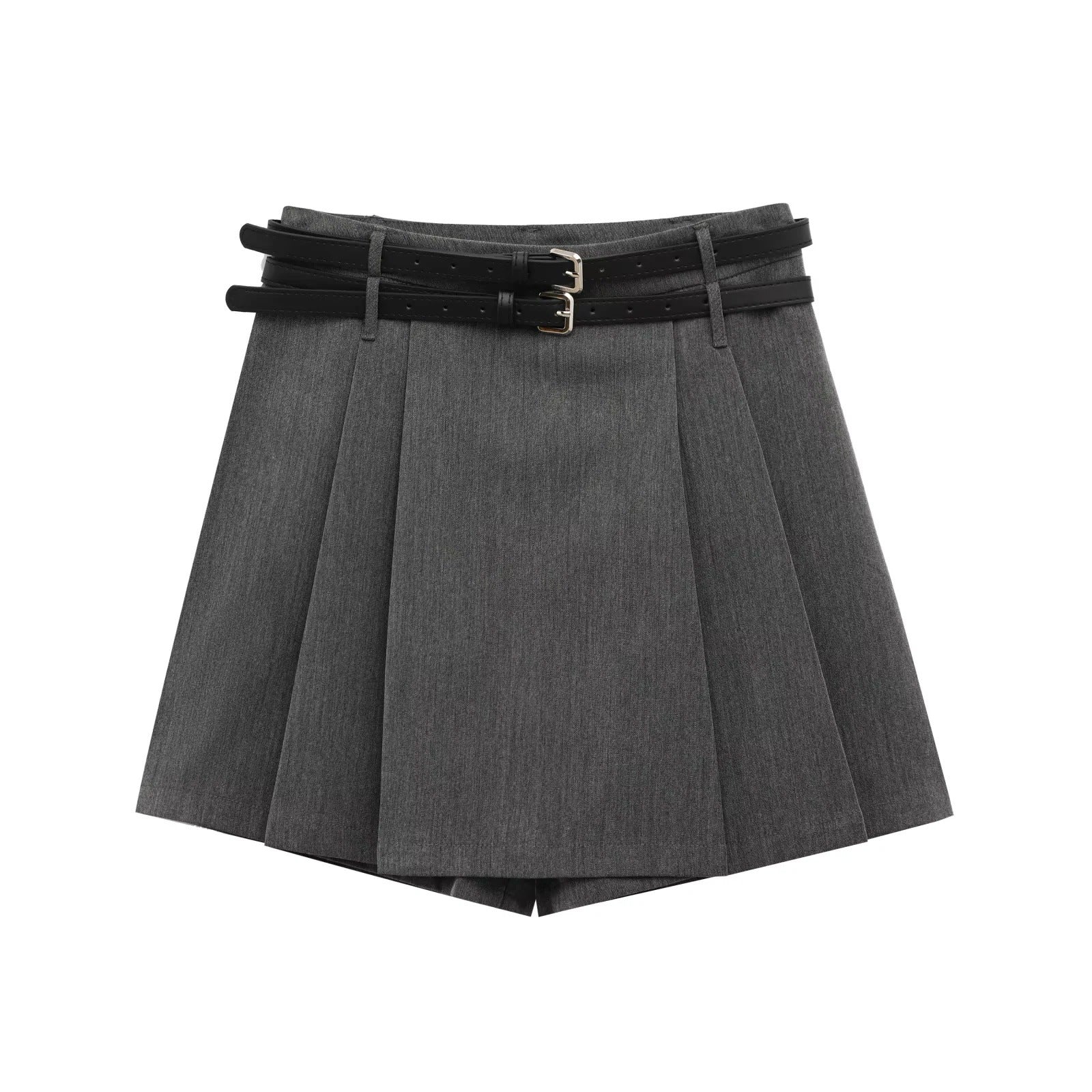 Kvinnors Andningsbara Shorts med Rynkkast och Justerbart Midjebälte – Elastiskt Tyg, Normal Passform, Perfekta för Sommar 5