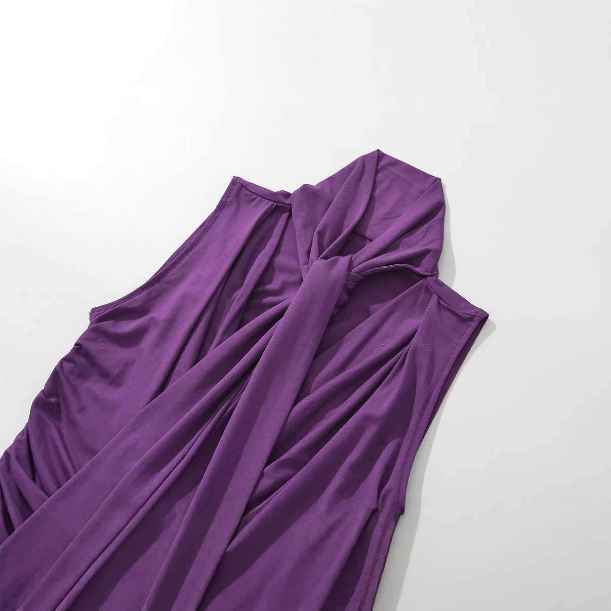 Kvinnors Wrap Top Slingdesign Mjuk Stretchig Tyg-3