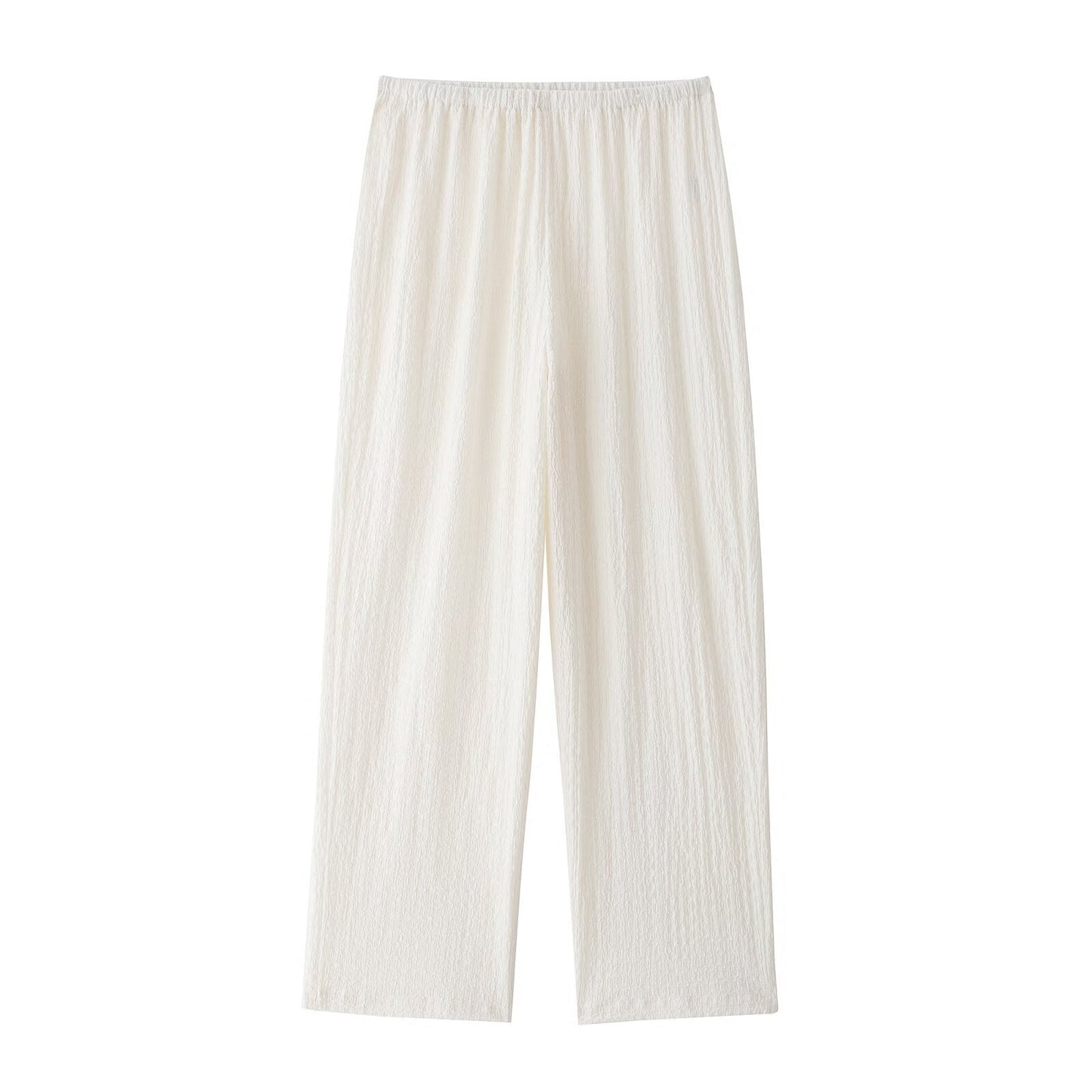 Variant image for Dam Långbyxor och Top med Öppen Rygg i Lätt Polyester för Sommar-17