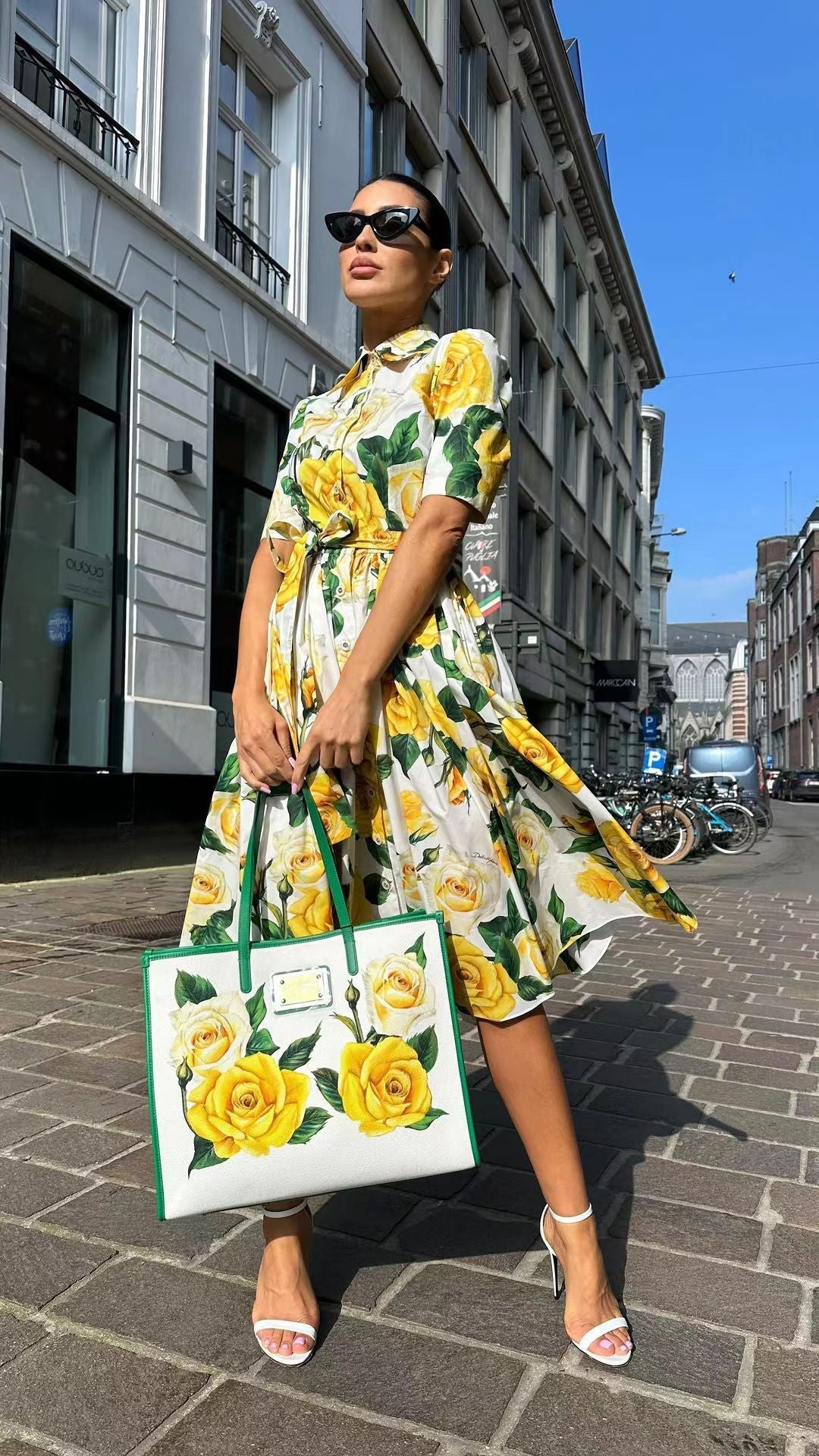 Variant image for Damklänning Off-Shoulder A-Linje Polyester Midi Fina Dam Klänningar-1