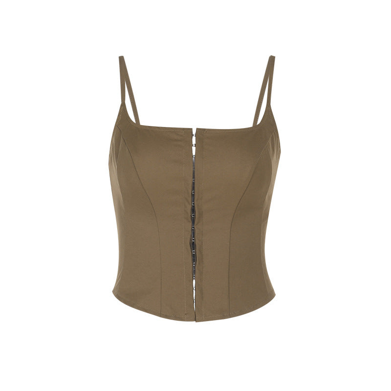 Festliches Korsett Top Damen mit Smala Remmar und Dekorativem Knappband – Elegante Oberteile für Besondere Anlässe 6