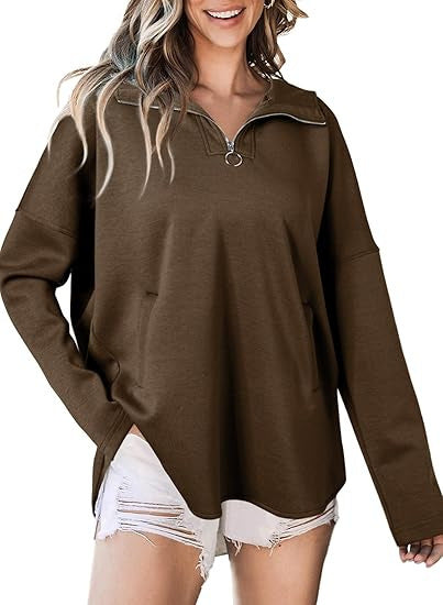 Variant image for Hoodie Herr Löst Passform Dragkedja Polyester-49