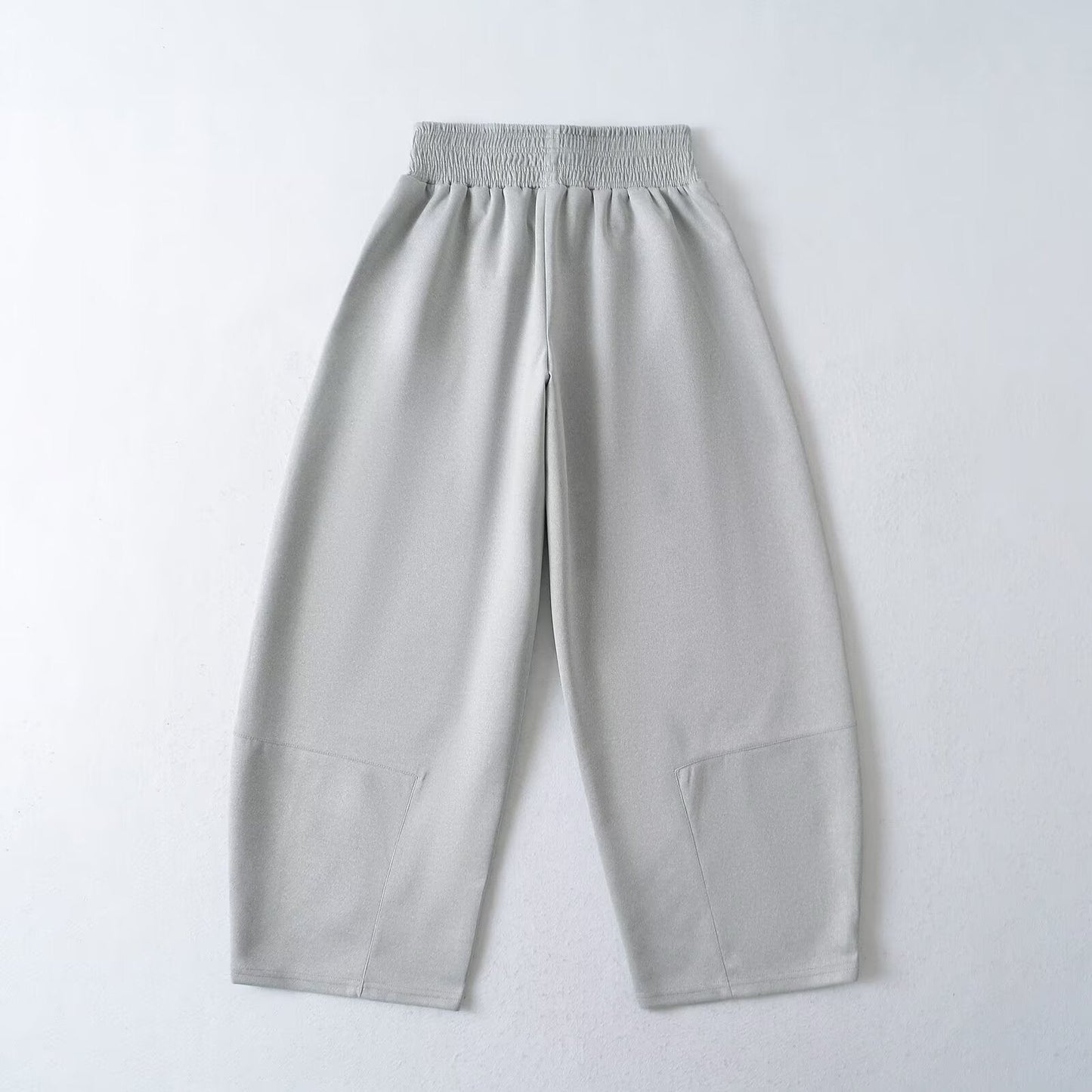 Breda Fritidsbyxor Dam med Elastisk Midja i Lätt Material - Bekväm Passform för Avkopplande Dagar 5