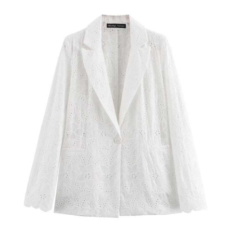 Kvinnors Fritidsdräkt Jacka och Shorts Satin-1