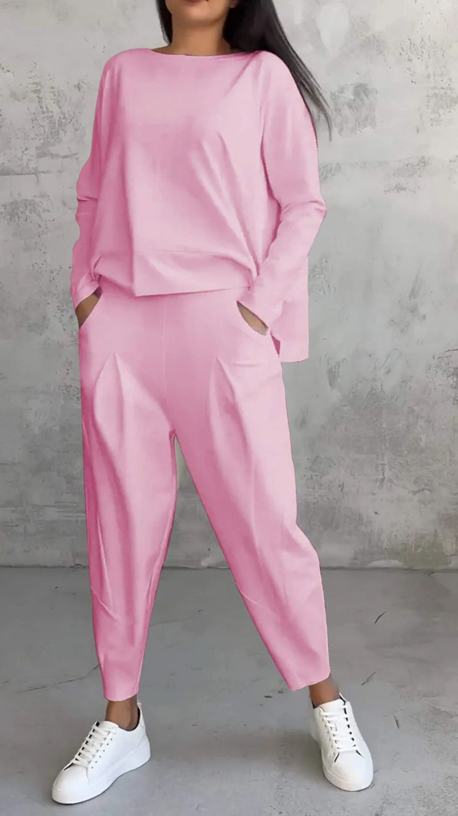 Variant image for Dam Långärmad Topp Pendlarstil Polyester-13