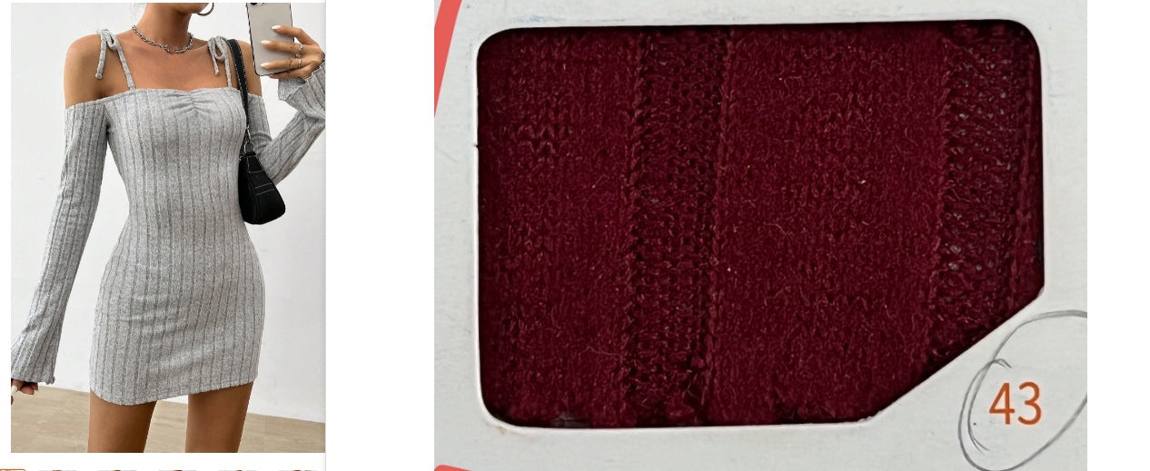 Kort A-Linjeformad Klänning Dam med En Axel – Kort Svart Sommarklänning i Polyester 6