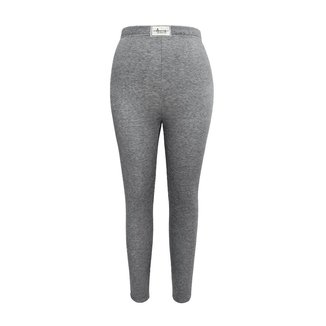 Kvinnor Leggings Hög Midja Andningsbart Stretchmaterial 5