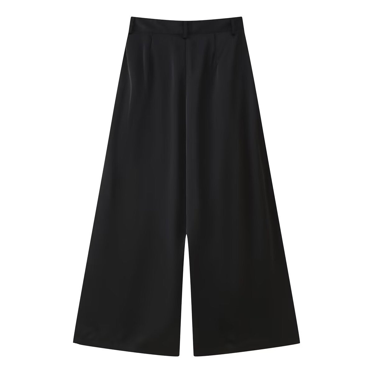 Snygga Byxor Dam Medium Midja Mjuk Tyg Casual-3