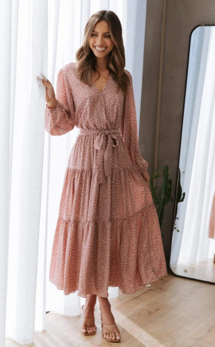 Dam Hem-Rock Bohemisk Tryckt Utställd Polyester-1