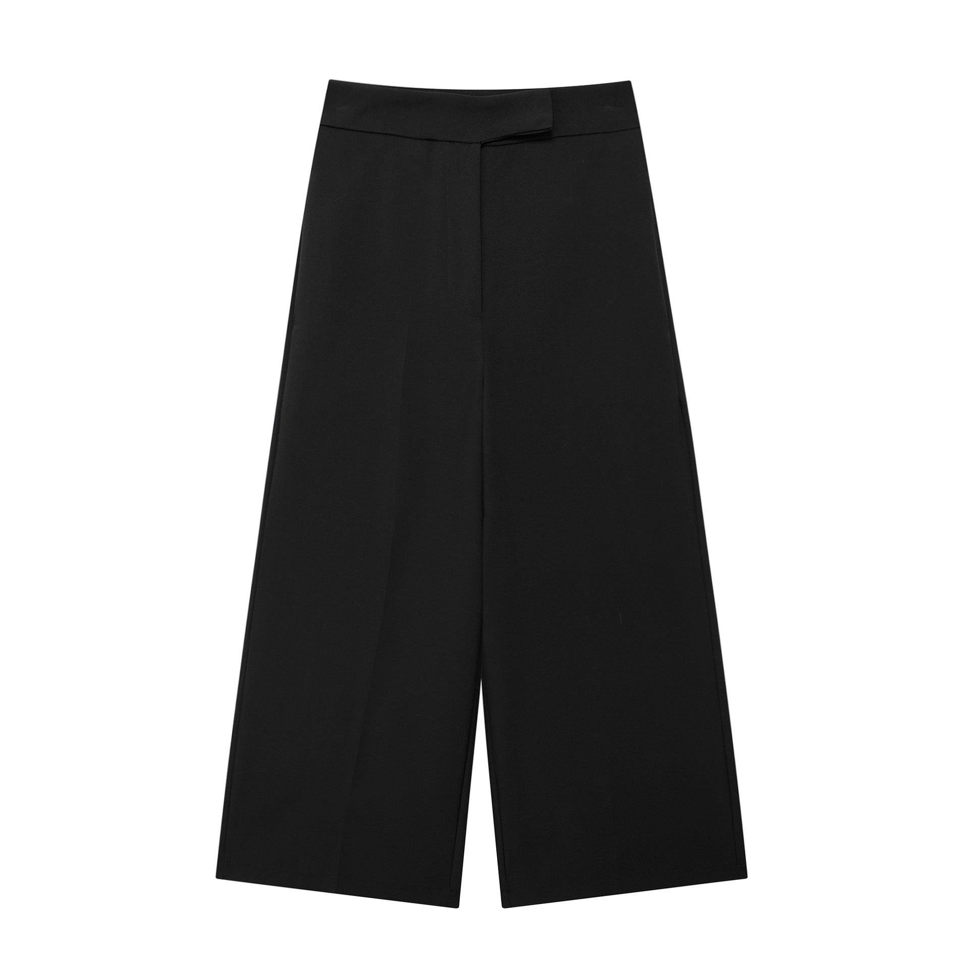 Snygga Byxor Dam Hög Midja Patchwork 100% Bomull-5