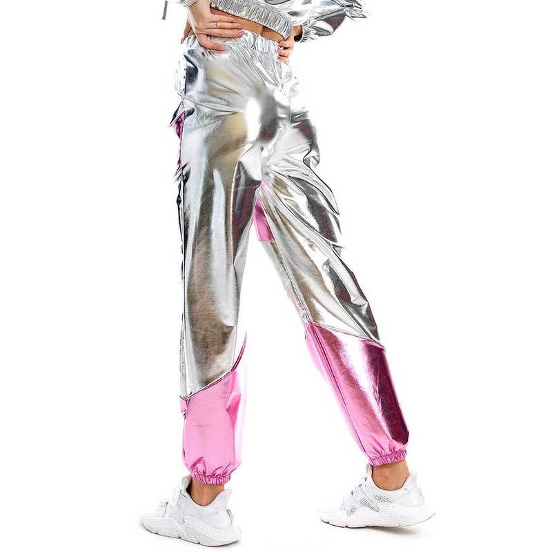 Dam Joggingbyxor Sportig Polyester med Elastisk Midja och Snörning 2