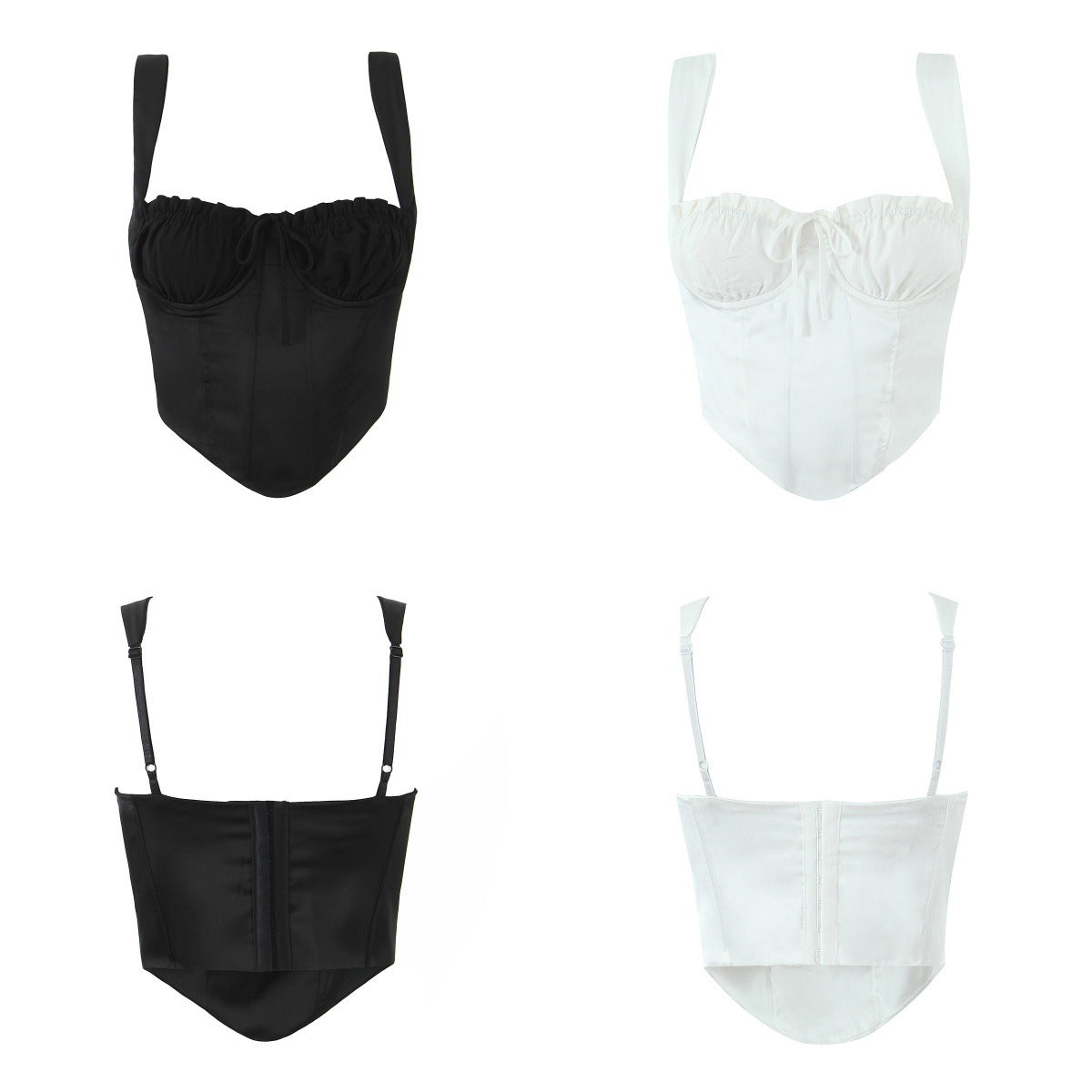 Dam Bustier Top i Mjuk Bomull med Stöd – Normal Passform, Elegant Design, Perfekt för Vardag och Fest 2