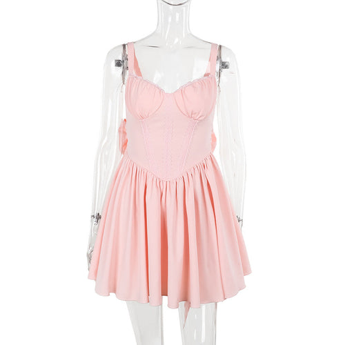 Kvinnors Glittrig Miniklänning Bustier Top Flödande Kjol Elastiskt Tyg 1