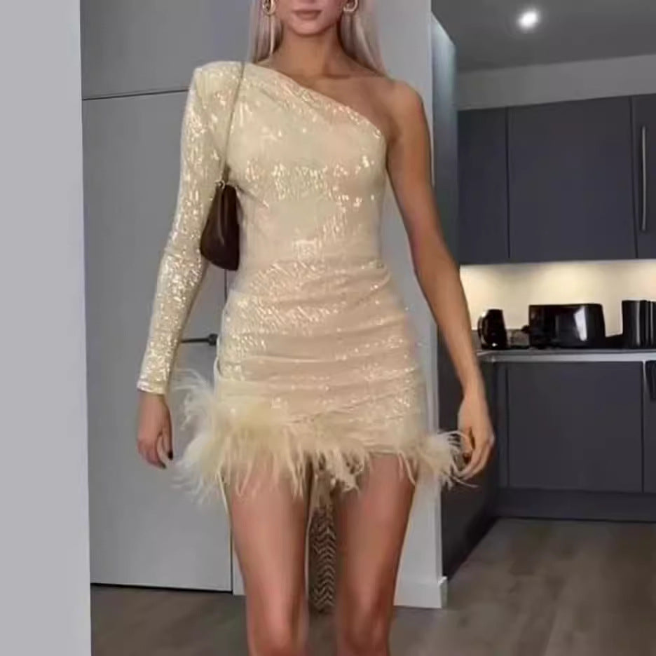 Dam Klänning Midi Bohemsk Off-Shoulder Polyester Bodycon-4