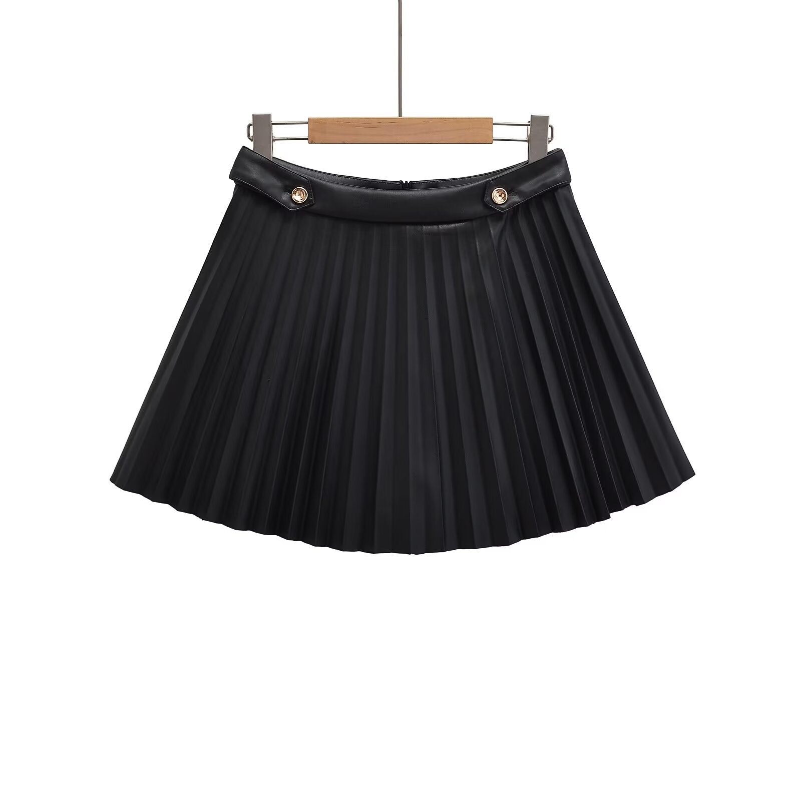 Variant image for Dam Minikjol Hög Midja Veckad Polyester-1