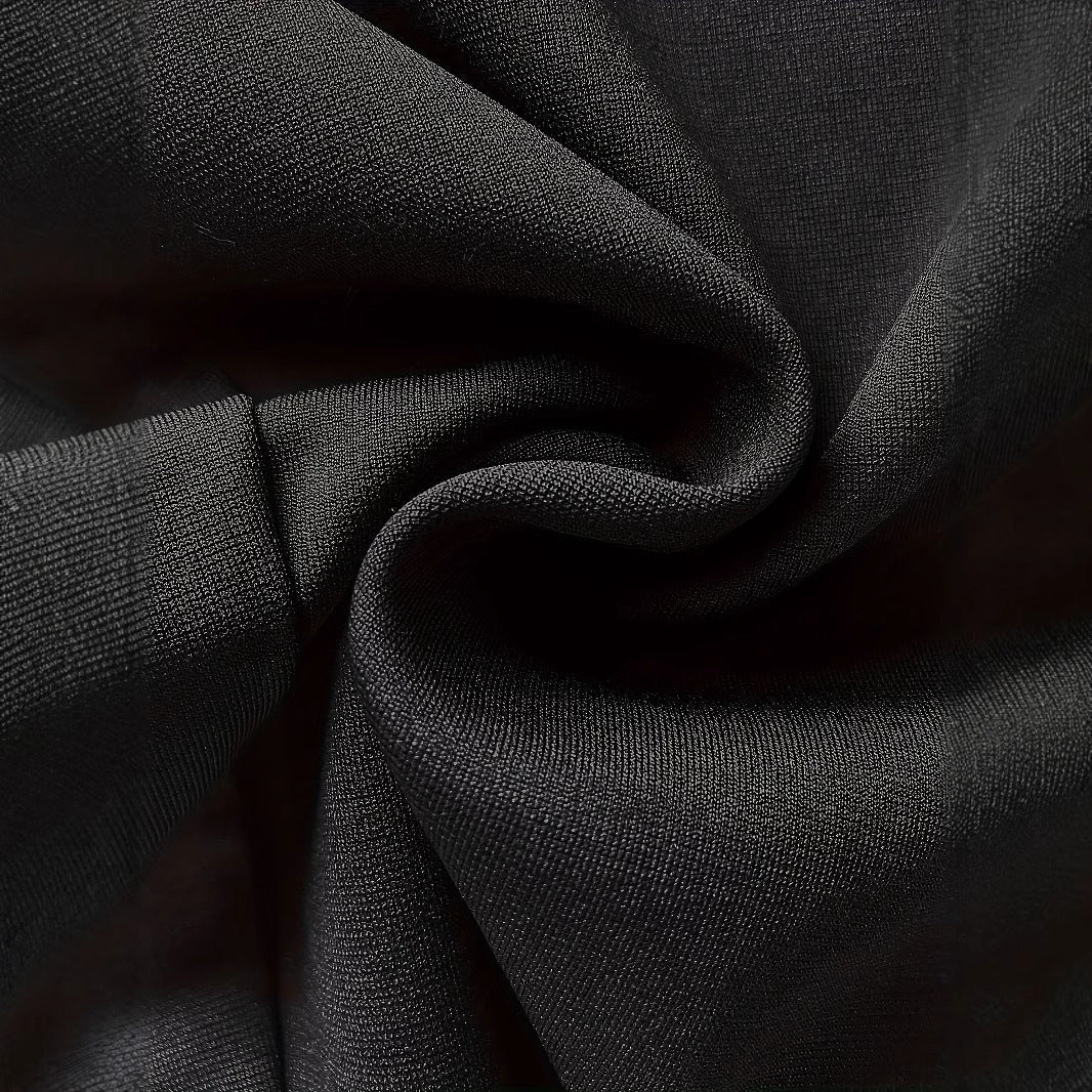 Dam Kostymbyxor Högmidjade med Eleganta Detaljer Elastiskt Tyg-4