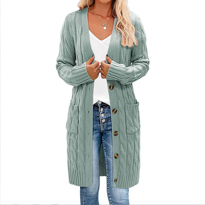 Variant image for Dam Cardigan V-ringning Knappdetaljer Polyester Casual-31