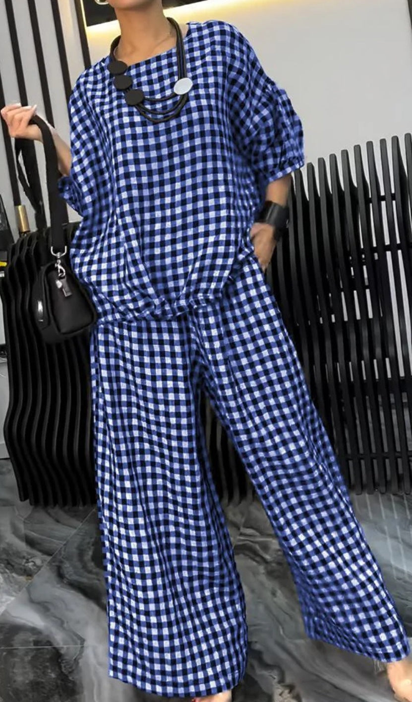 Dam Casual Blus Hahnenstreuft Mönster Polyester Halvlånga Ärmar 10