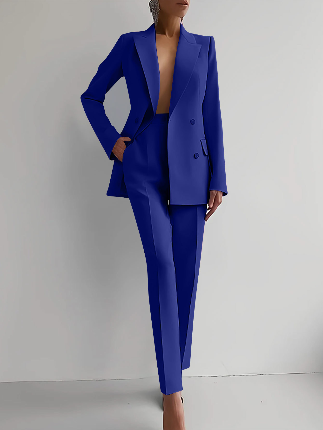 Variant image for Damdräkt Modern Stil Högkvalitativ Polyester-21