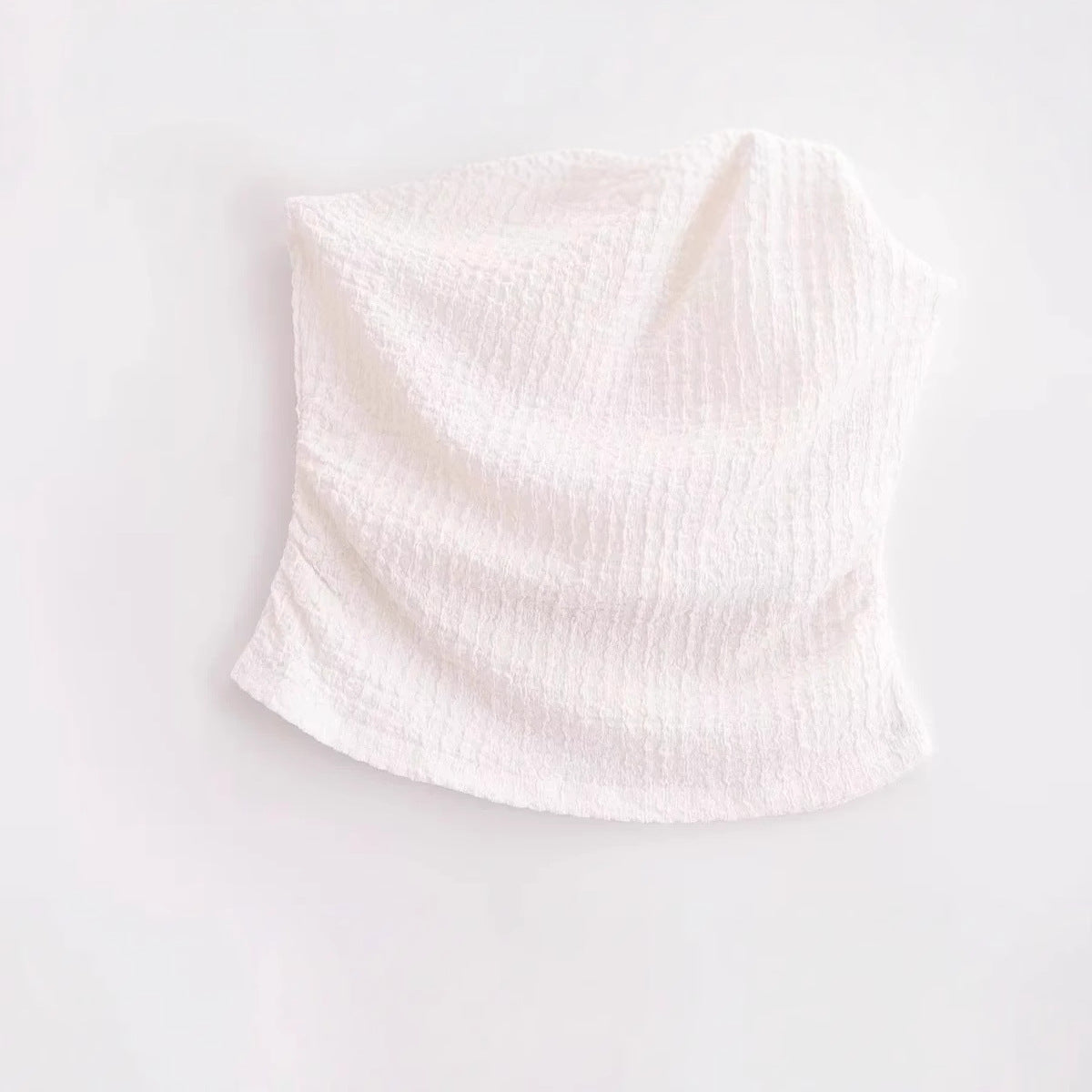 Asymmetrisk Topp med Dekorativ Knut - Lätt Tyg för Kvinnor, Perfekt för Avslappnade och Eleganta Tillfällen 3