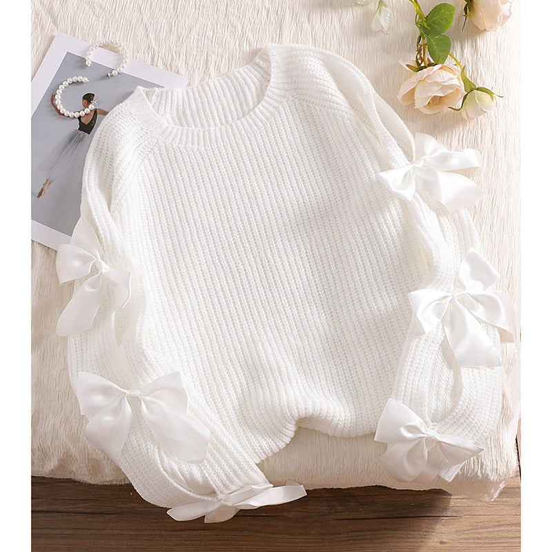 Variant image for Kvinnors Stickad Tröja med Slingor Mjuk Bomull-1