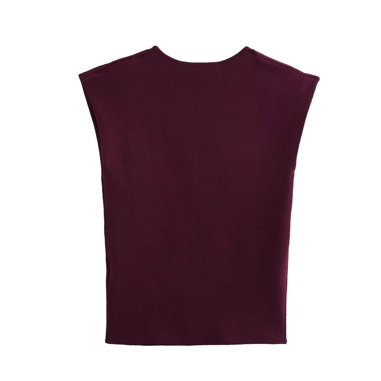 Dam Slim Fit Top Ärmlös Polyester-3