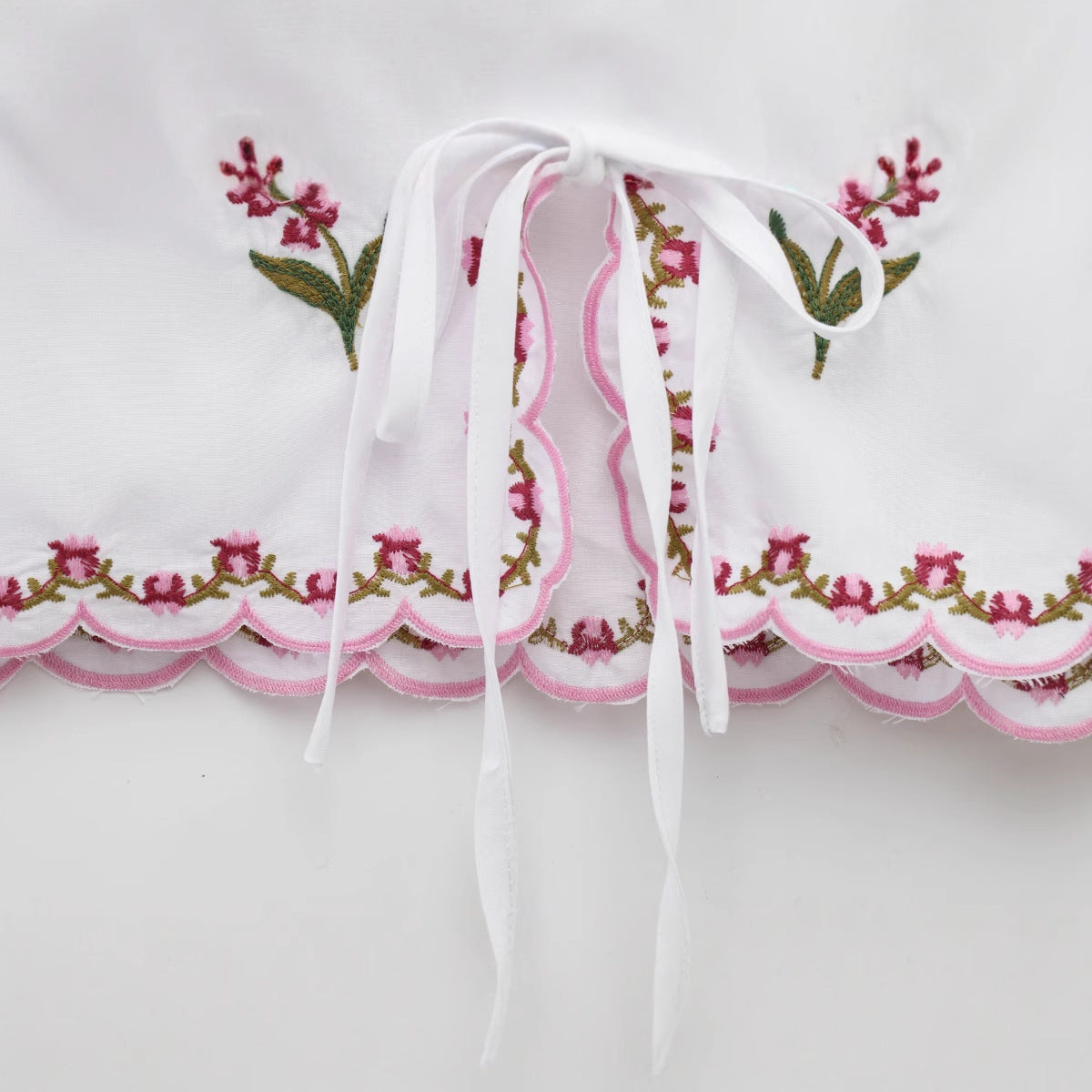 Kvinnors Blus Romantisk Broderi Lätt Viskos 3