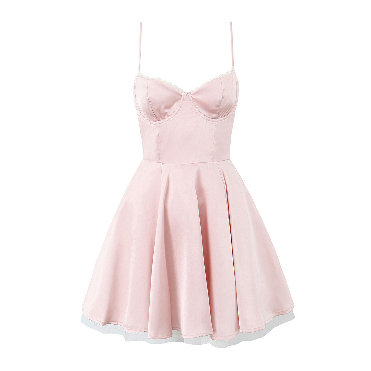 Dam Axellös Klänning Blommig V-Hals Polyester-4