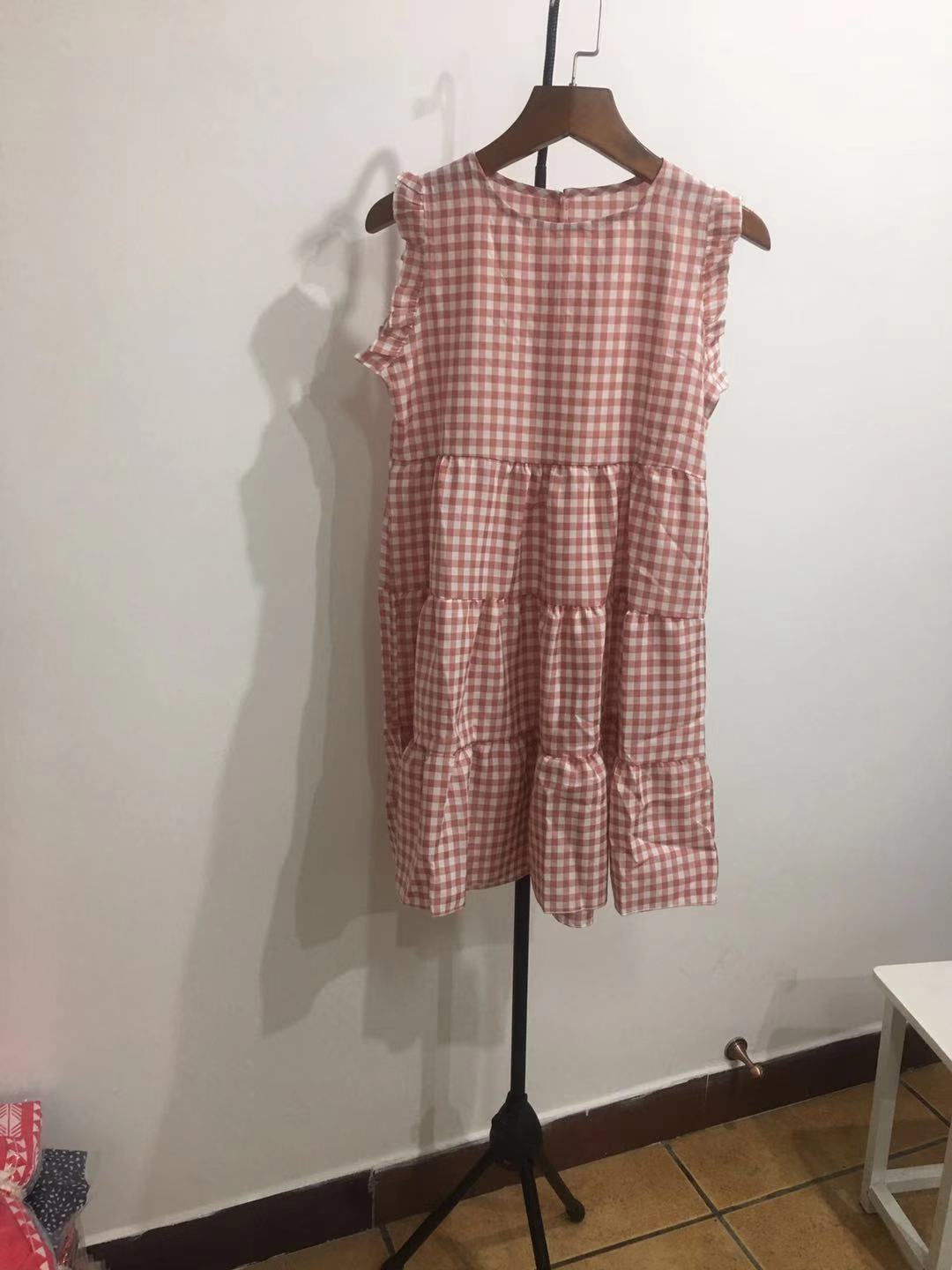 Variant image for Damklänning A-line Löst Passform Polyesterblandning-9