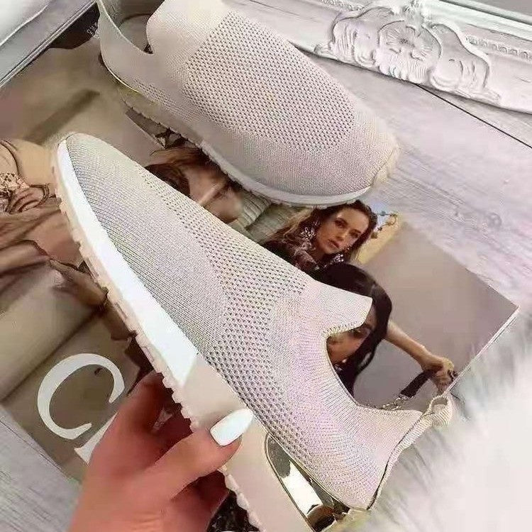 Dam Sneakers Ortopedisk Design Andningsbara Material-5