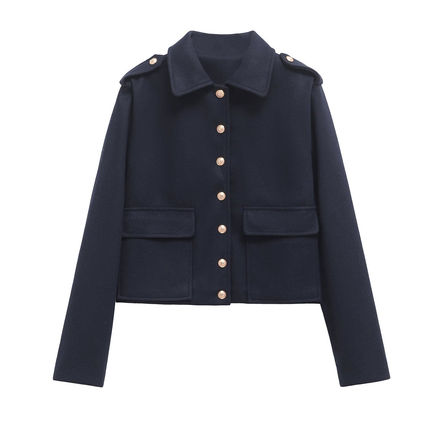 Variant image for Damjacka Långärmad i Mjuk Polyester för Elegant Stil-1