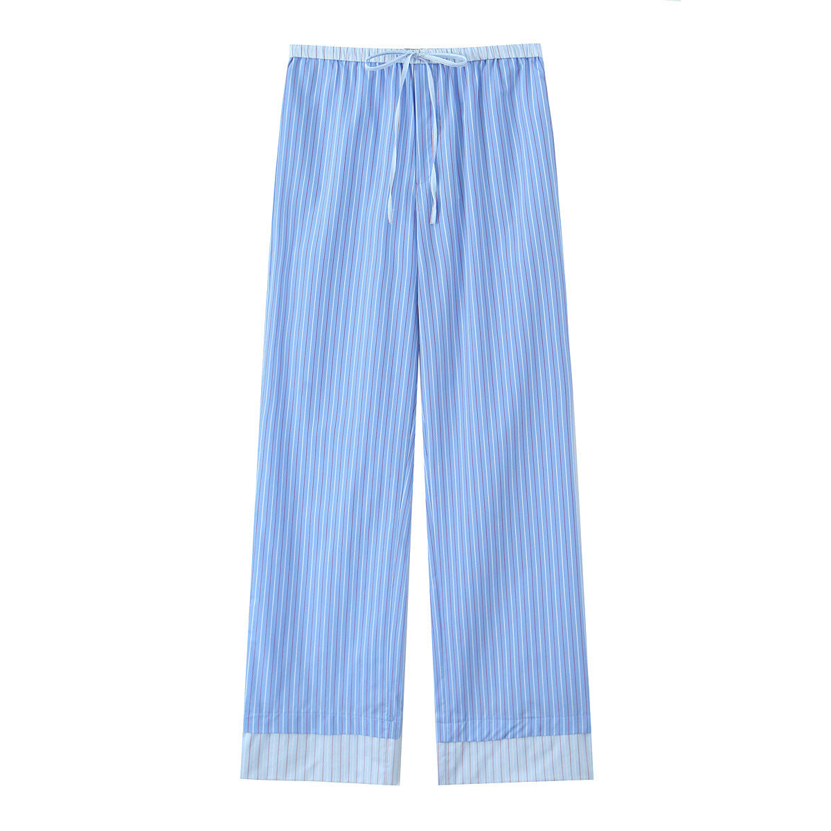 Variant image for Dam Pyjamas Set Långärmad Siden med Randigt Mönster-5