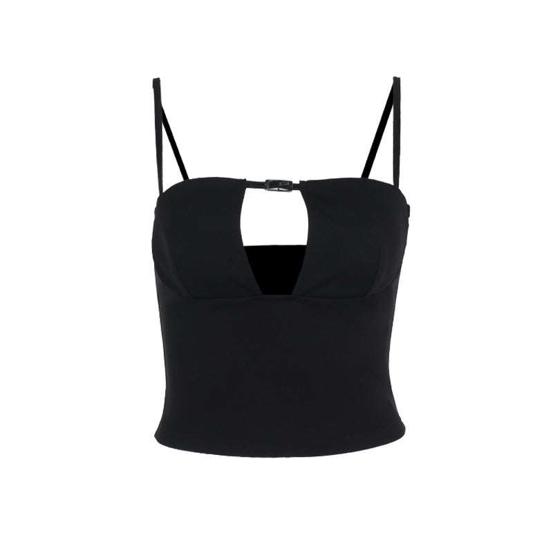 Kvinnors Bustier Topp Utskuren Justerbara Bärare Högkvalitativt Material 6