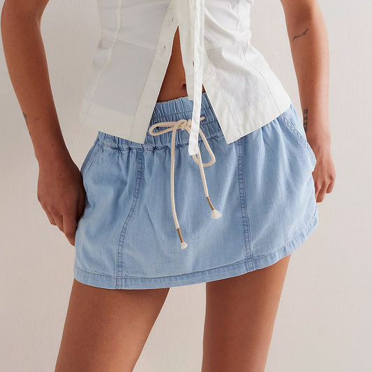 Dam Shorts Casual Med Fickor 100% Bomull-1