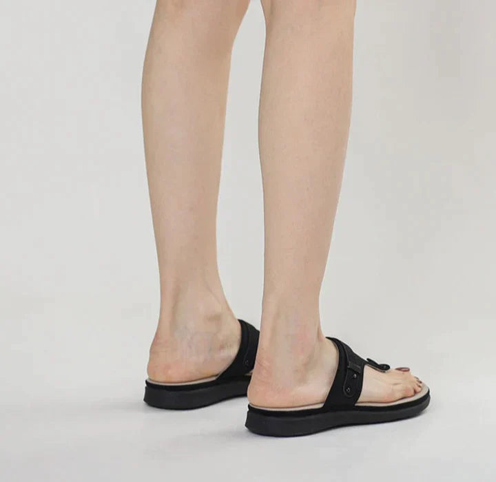 Dam Flip Flops Ergonomisk Syntetisk Textil-3