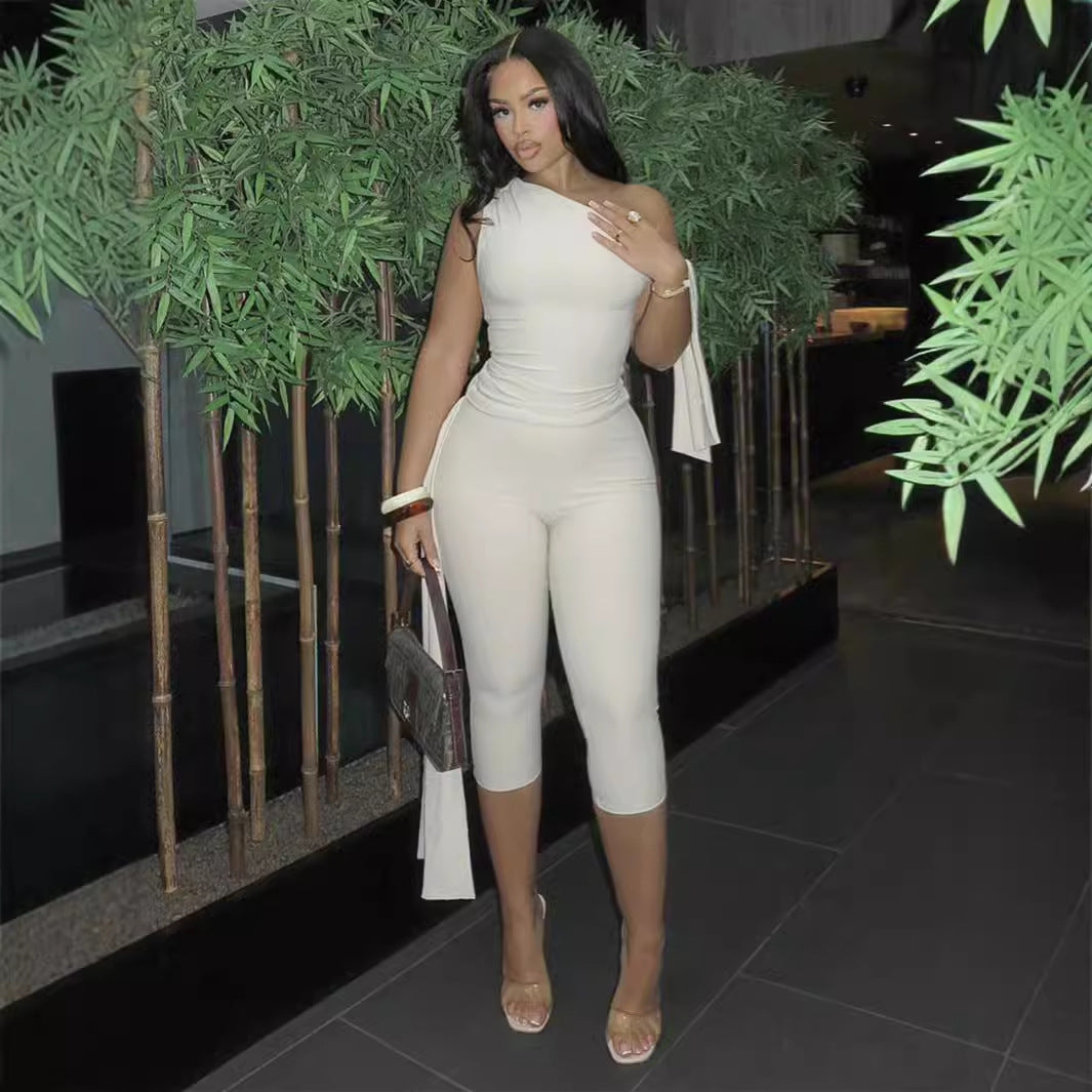 Dam Set Elastisk Snörning Polyester Spandex-2