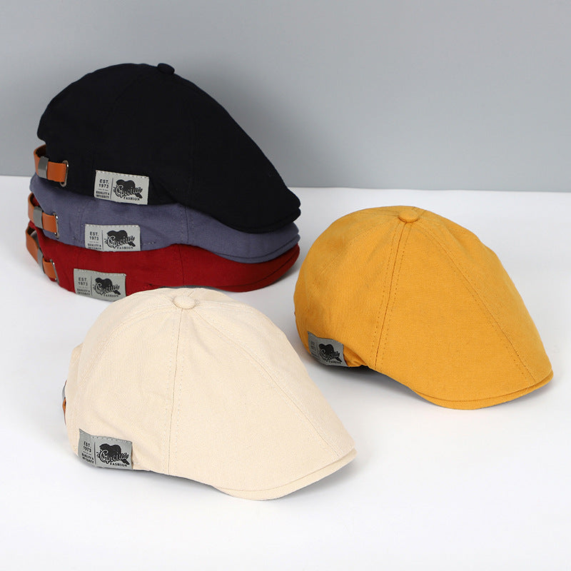 Herr Skjut Hatt Klassisk Design Bomull Polyester 5