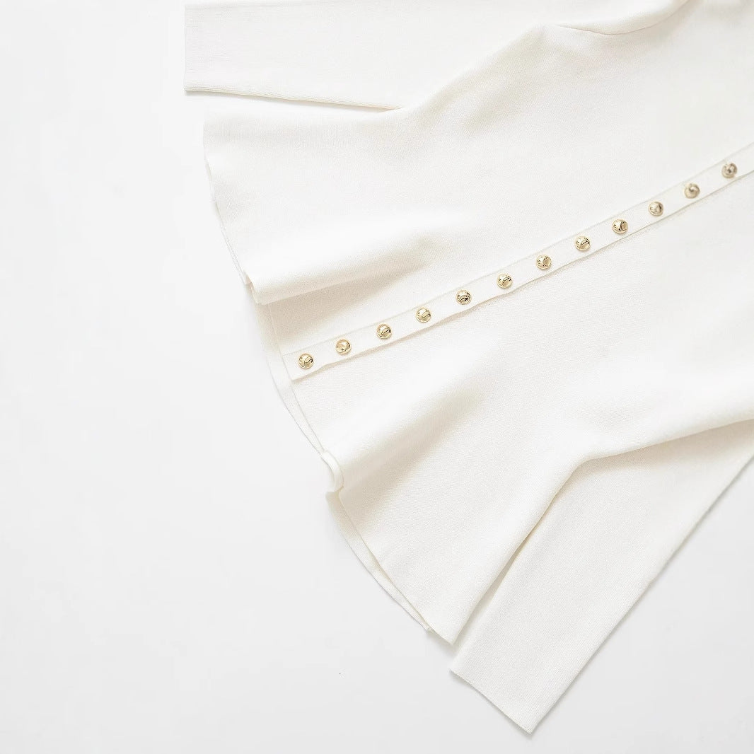 Elegante Damenbluse mit Klassischem Knopfdesign und Atmungsaktivem Stoff – Lässiger Schnitt für Komfort und Stil 4
