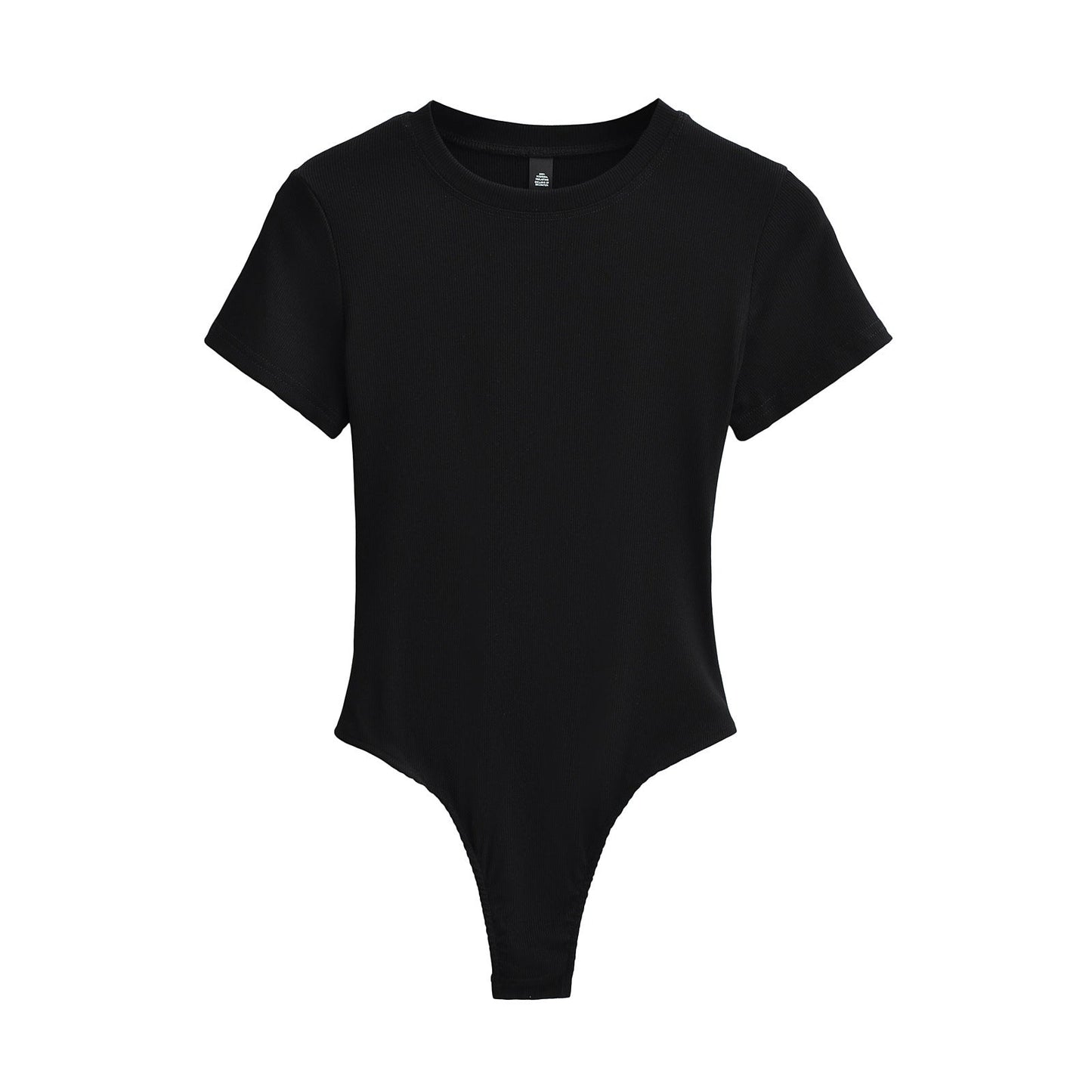 Herr T-shirt Rund Hals Stretchig Smal Passform Kvalitets Tränings T-shirt-3