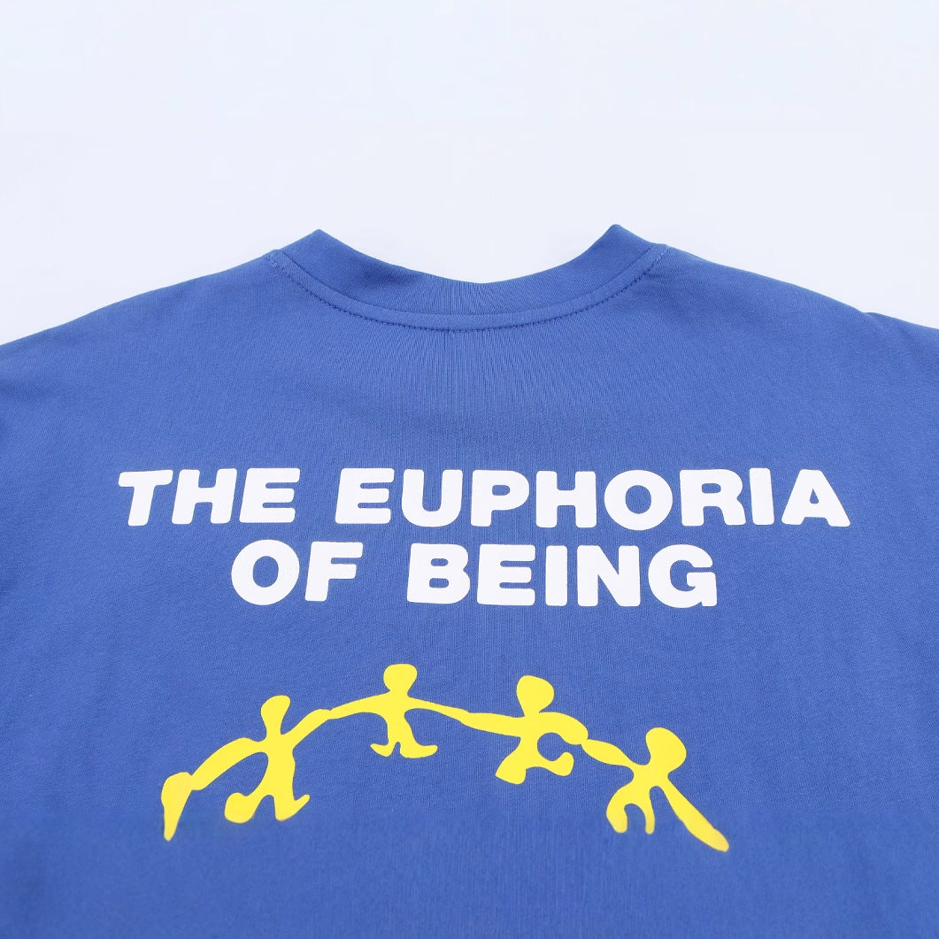 Överdimensionerad Dam T-Shirt i Andningsbar Bomull med Modernt Tryck – Trendig Träningströja för Vardagsbruk 4